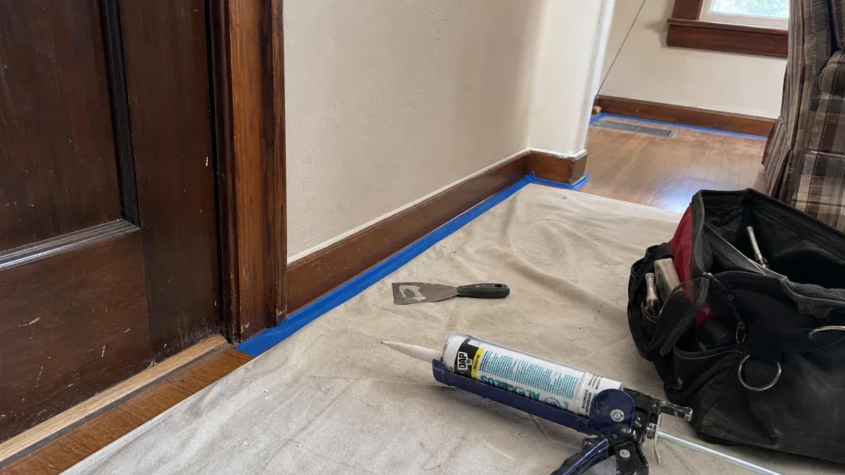 Pre-State Fair punch-list repairs for a Hutchinson Kansas home